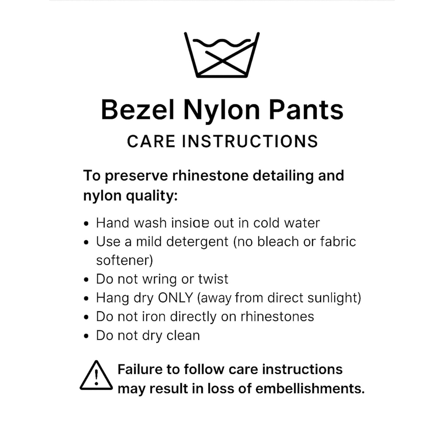 'Bezel' Nylon Pants - Billion Dollar Ransom