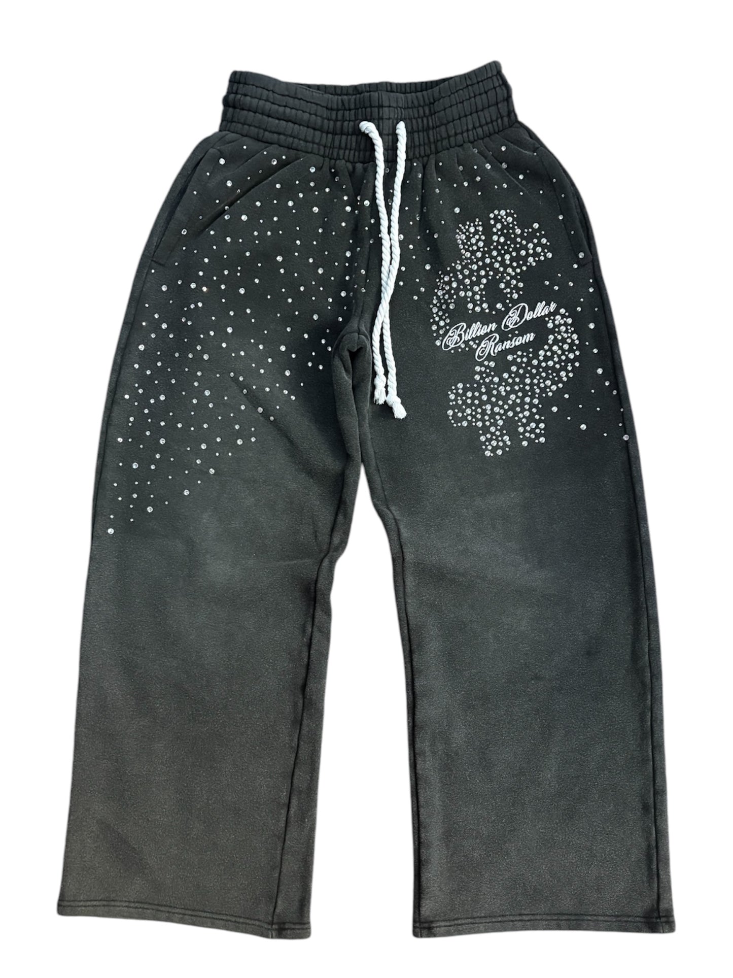 Rhinestone Sweats (Black)